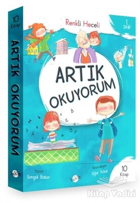 1. Sınıf - Artık Okuyorum 10 Kitap (Renkli Heceli) - Kukla Yayınları