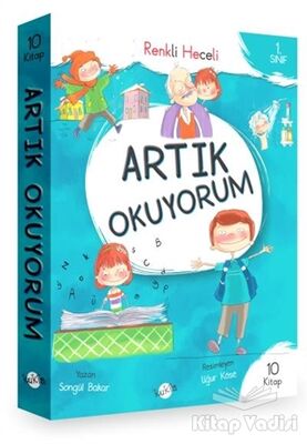 1. Sınıf - Artık Okuyorum 10 Kitap (Renkli Heceli) - 1