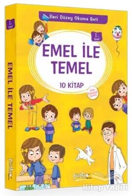 1. Sınıf Emel İle Temel Serisi (10 Kitaplık Set) - 1