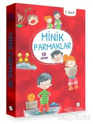 1. Sınıf - Minik Parmaklar 10 Kitap (Düz Yazı) - Kukla Yayınları