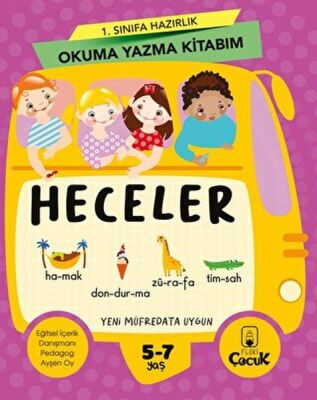 1. Sınıfa Hazırlık Okuma Yazma Kitabım Heceler - 1