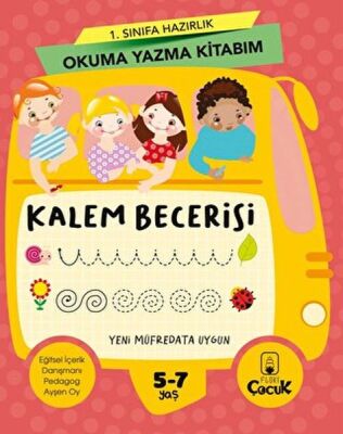 1. Sınıfa Hazırlık Okuma Yazma Kitabım Kalem Becerisi - 1