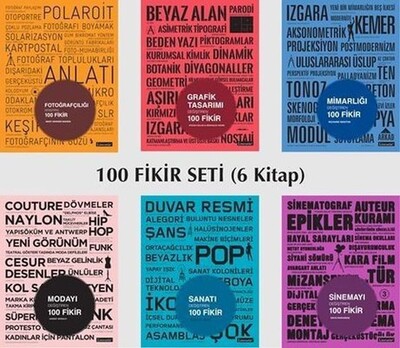 100 Fikir Seti (6 Kitap Takım) - Literatür Yayınları