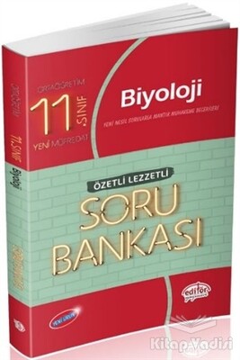 11. Sınıf Biyoloji Özetli Lezzetli Soru Bankası - Editör Yayınları