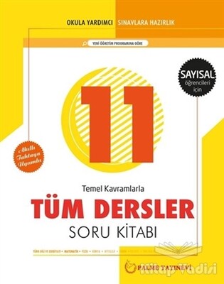 11. Sınıf Tüm Dersler Soru Kitabı - Sayısal Öğrencileri İçin - Palme Yayıncılık