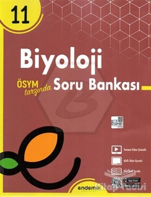 11.Sınıf Biyoloji Soru Bankası - Endemik Yayınları