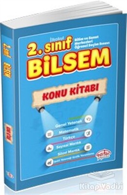 2. Sınıf Bilsem Konu Kitabı - Editör Yayınları