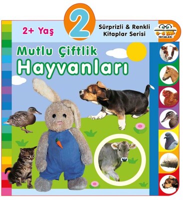 2+ Yaş Mutlu Çiftlik Hayvanları - 0-6 Yaş Yayınları