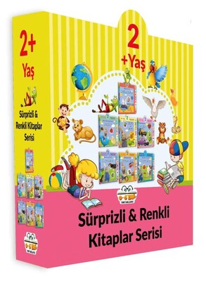 2+ Yaş Sürprizli ve Renkli Kitaplar Serisi (7 Kitap Set) - 0-6 Yaş Yayınları