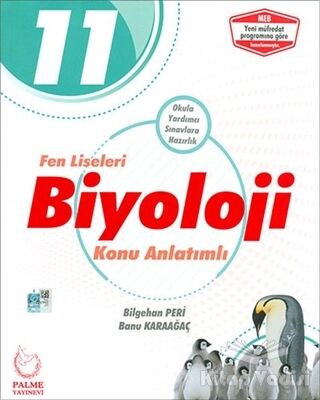 2019 11. Sınıf Fen Liseleri Biyoloji Konu Anlatımlı - 1