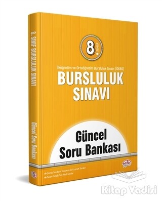 2021 8.Sınıf Bursluluk Sınavı Güncel Soru Bankası - Editör Yayınları