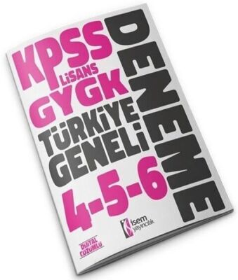 2023 KPSS Lisans GYGK Türkiye Geneli Deneme Seti 4-5-6 - 1