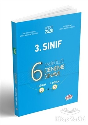 3. Sınıf Fasiküllü 6 Deneme Sınavı - Editör Yayınları