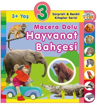 3+ Yaş Macera Dolu Hayvanat Bahçesi - 0-6 Yaş Yayınları