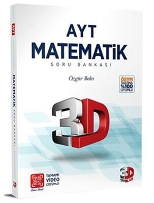 3D 2023 AYT 3D Matematik Tamamı Video Çözümlü Soru Bankası - 1