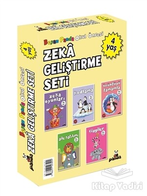 4 Yaş Zeka Geliştirme Seti (5 Kitap Takım) - Beyaz Panda Yayınları