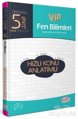 5. Sınıf VIP Fen Bilimleri Hızlı Konu Anlatımlı - Editör Yayınları