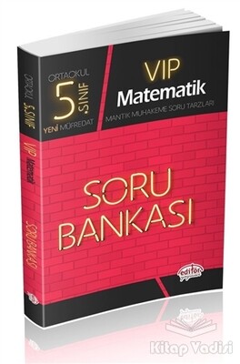 5. Sınıf VIP Matematik Soru BankasI - Editör Yayınları