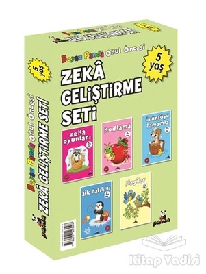 5 Yaş Zeka Geliştirme Seti (5 Kitap Takım) - Beyaz Panda Yayınları