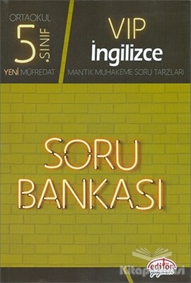 5.Sınıf VIP İngilizce Soru Bankası (2019 Müfredat) - Editör Yayınları