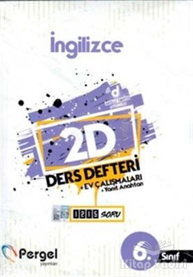 6. Sınıf İngilizce 2D Ders Defteri - 1