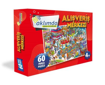 60 Parça Puzzle Alışveriş Merkezi - 1