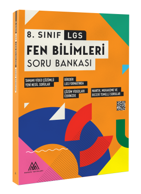 8. Sınıf LGS Fen Bilimleri Soru Bankası - Marsis Yayınları LGS