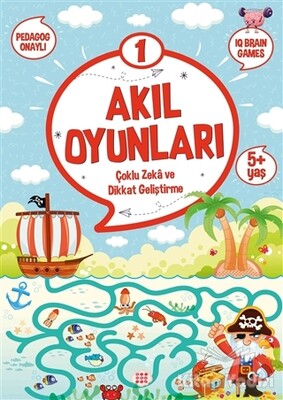 Akıl Oyunları 1 (5+ Yaş) - Dokuz Yayınları