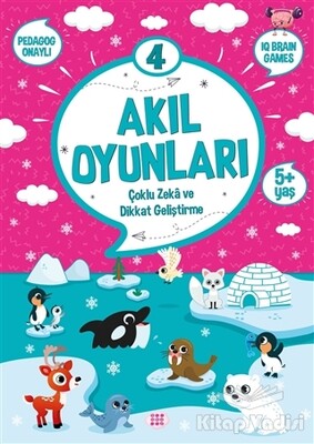 Akıl Oyunları 4 (5+ Yaş) - Dokuz Yayınları