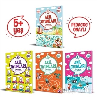 Akıl Oyunları Serisi (5+ Yaş) (4 Kitap Takım) - Dokuz Yayınları