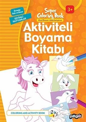 Aktiviteli Boyama Kitabı Sevimli Hayvanlar - 1