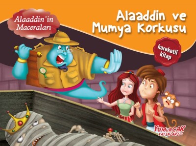 Alaaddin Ve Mumya Korkusu - Üç Boyutlu Kitap (Ciltli) - Yumurcak Yayınları