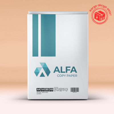 Alfa Fotokopi Kağıdı A-4 80 Gr 500'Lü - Alfa A-4 