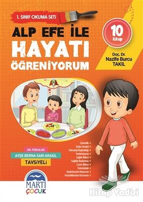 Alp Efe ile Hayatı Öğreniyorum - 1. Sınıf Okuma Seti (10 Kitap Takım) - 1