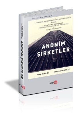 Anonim Şirketler - Beta Basım Yayım