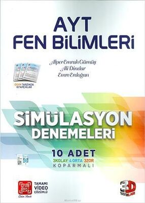 AYT Fen Bilimleri Simülasyon 10'lu Denemeleri - 1