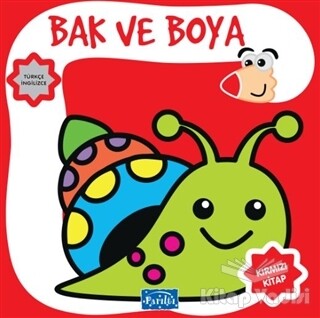 Bak ve Boya Kırmızı Kitap - Parıltı Yayınları