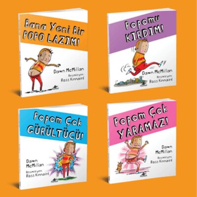 Bana Yeni Bir Popo Lazım Serisi - 4 Kitap - Pegasus Yayınları