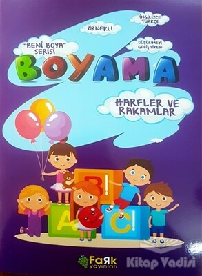 Beni Boya Serisi - Harfler ve Rakamlar - Fark Yayınları