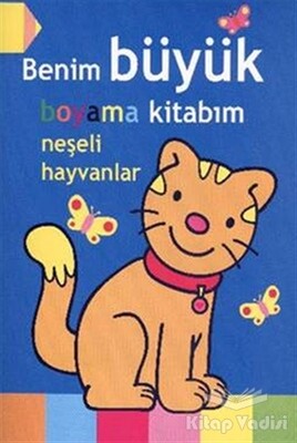 Benim Büyük Boyama Kitabım - Neşeli Hayvanlar - Parıltı Yayınları