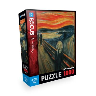 Blue Focus 1000 Parça Puzzle Çığlık - 1