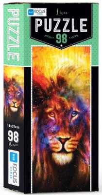 Blue Focus Lion - Puzzle 98 Parça - Blue Focus