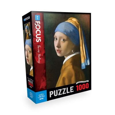 Blue Focus Puzzle İnci Küpeli Kız 1000 Parça - 1