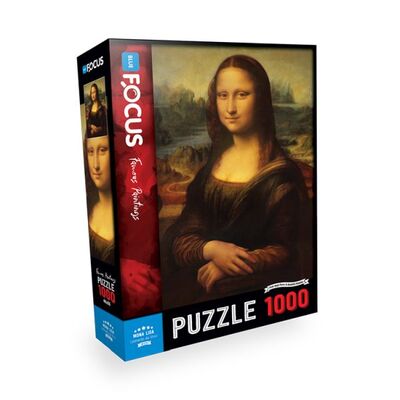 Blue Focus Puzzle Mona Lisa 1000 Parça - 1