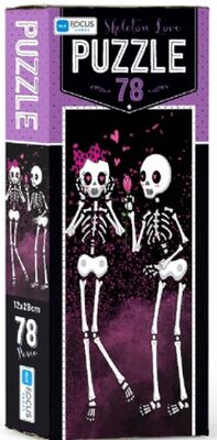 Blue Focus Skeleton Love - Puzzle 78 Parça - 1