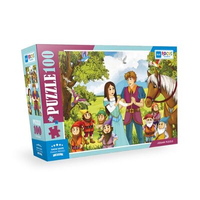 Blue Focus Snow White (Pamuk Prenses) - Puzzle 100 Parça - 1