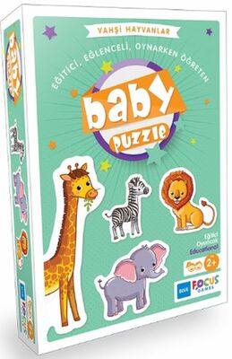 Blue Focus Vahşi Hayvanlar - Baby Puzzle - 1