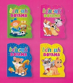 Boncuk Boyama (4 Kitap - Şekilli Kesim) - Ema Kitap