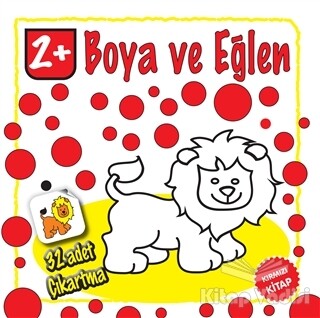 Boya ve Eğlen Kırmızı Kitap - Parıltı Yayınları