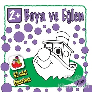 Boya ve Eğlen Mor Kitap - Parıltı Yayınları